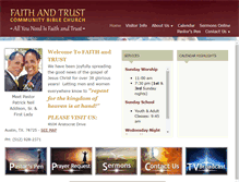 Tablet Screenshot of faithntrustcbc.org